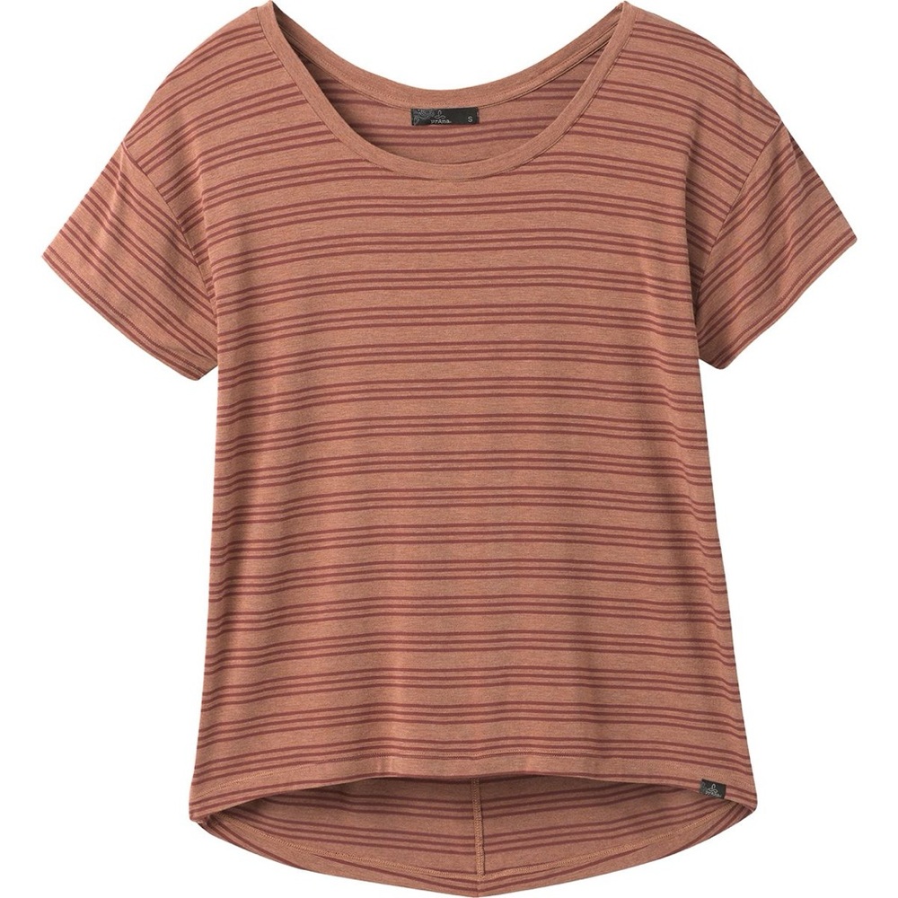 NWT PrAna Vino Heather Stripe Foundation Slouch Top Size Medium
